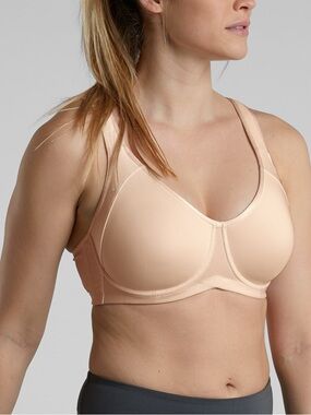 Title Nine Cuz She Says So Underwire Sports Bra High Impact 38DD Breathable Mesh